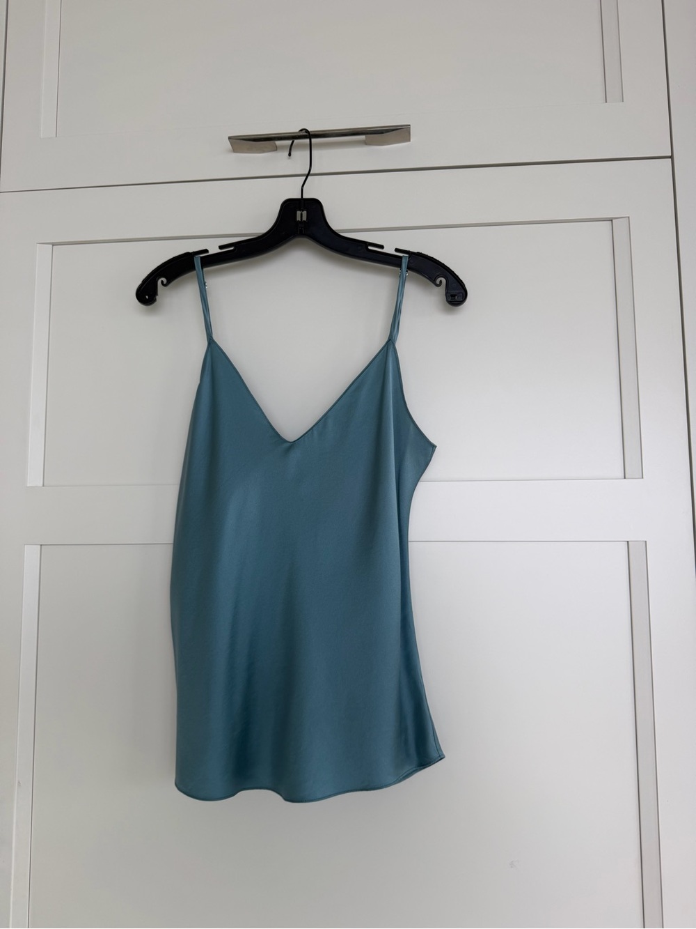 Sablyn 100% Silk Teal Cami Top - Women Tops